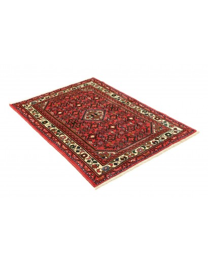 Tappeto Hamadan Persia marrone giallo 100x142