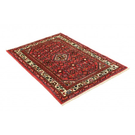 Tappeto Hamadan Persia marrone giallo 100x142