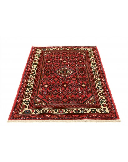 Tappeto Hamadan Persia marrone giallo 100x142