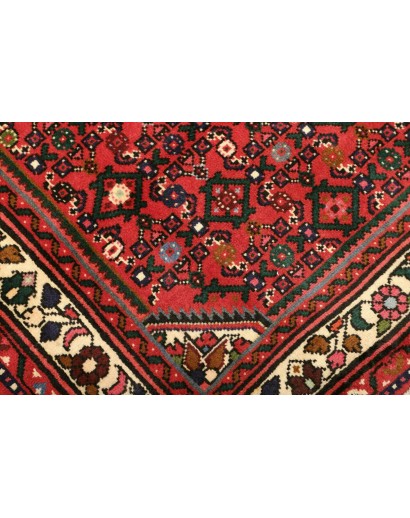 Tappeto Hamadan Persia marrone giallo 100x142