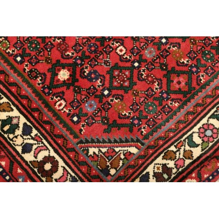 Tappeto Hamadan Persia marrone giallo 100x142