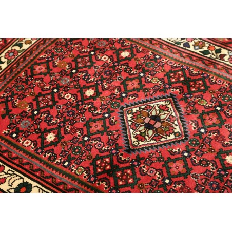 Tappeto Hamadan Persia marrone giallo 100x142