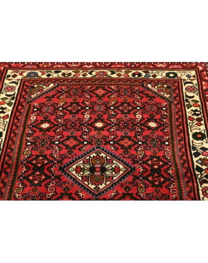 Tappeto Hamadan Persia marrone giallo 100x142