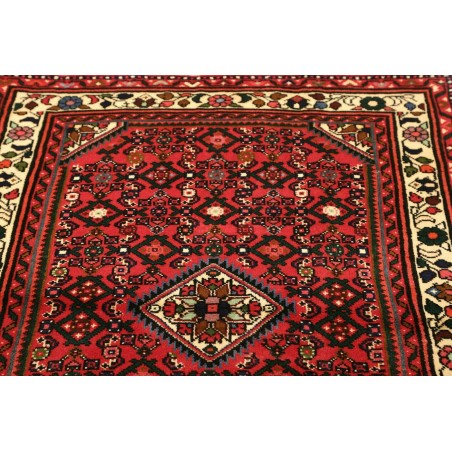 Tappeto Hamadan Persia marrone giallo 100x142