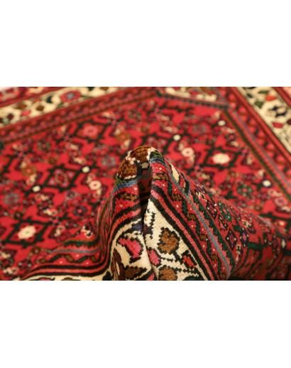 Tappeto Hamadan Persia marrone giallo 100x142