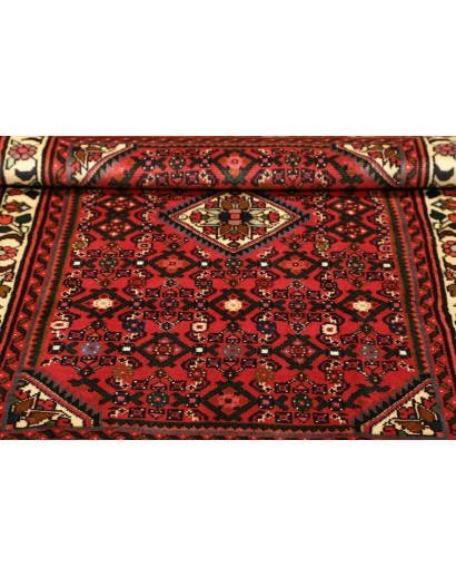 Tappeto Hamadan Persia marrone giallo 100x142