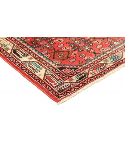 Tappeto Hamadan Persia marrone giallo 106x150