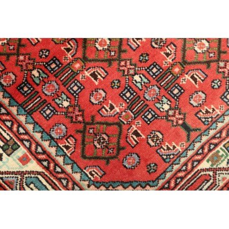 Tappeto Hamadan Persia marrone giallo 106x150