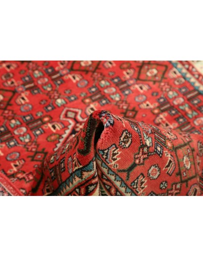 Tappeto Hamadan Persia marrone giallo 106x150