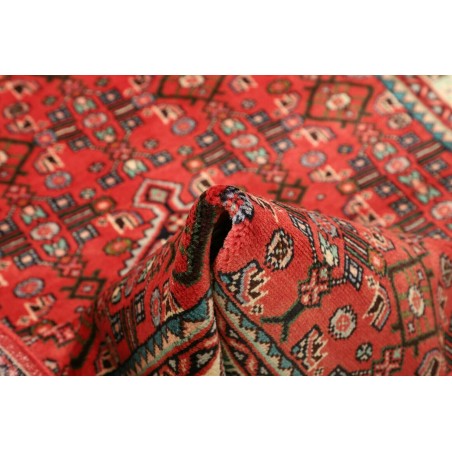 Tappeto Hamadan Persia marrone giallo 106x150