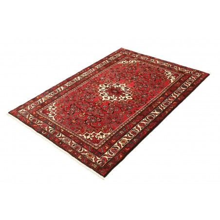 Tappeto Hamadan Persia marrone giallo 110x155
