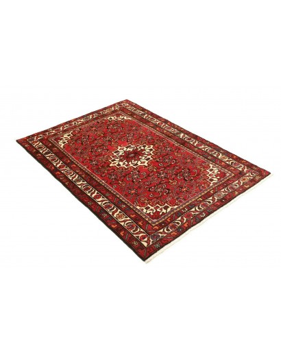 Tappeto Hamadan Persia marrone giallo 110x155