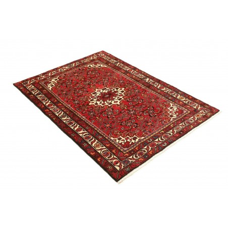 Tappeto Hamadan Persia marrone giallo 110x155