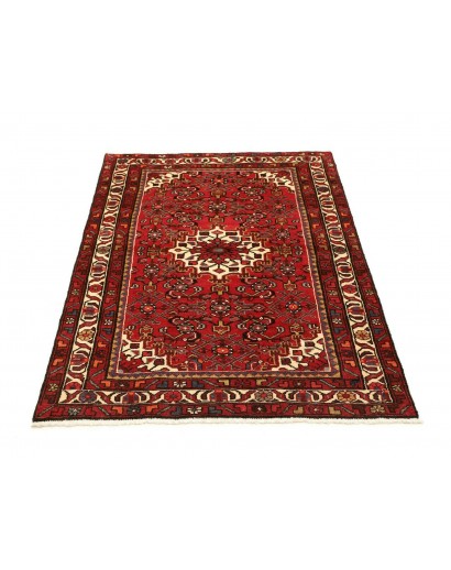 Tappeto Hamadan Persia marrone giallo 110x155