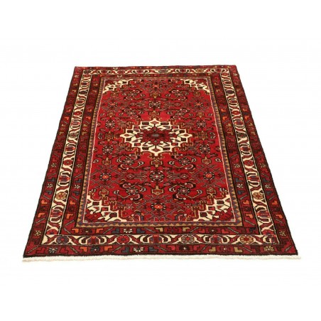 Tappeto Hamadan Persia marrone giallo 110x155