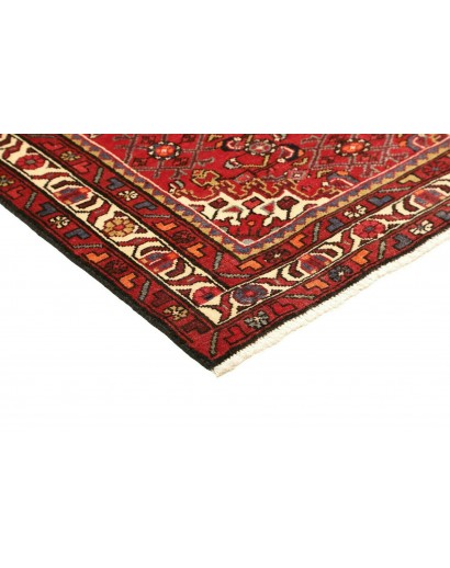 Tappeto Hamadan Persia marrone giallo 110x155