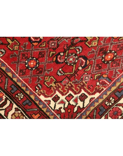 Tappeto Hamadan Persia marrone giallo 110x155