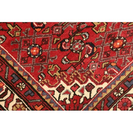 Tappeto Hamadan Persia marrone giallo 110x155