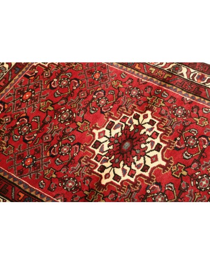 Tappeto Hamadan Persia marrone giallo 110x155