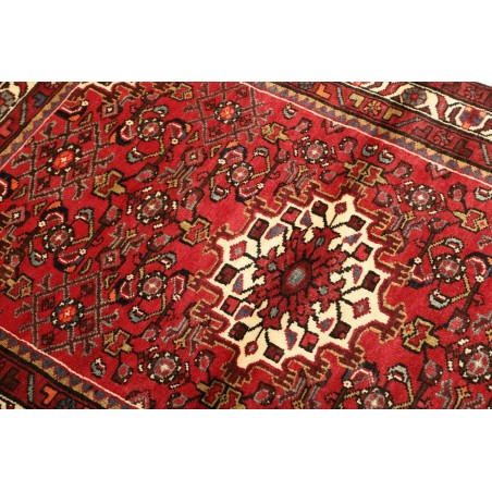 Tappeto Hamadan Persia marrone giallo 110x155