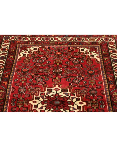 Tappeto Hamadan Persia marrone giallo 110x155
