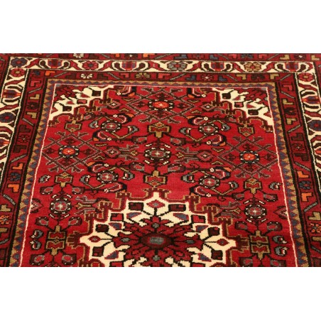 Tappeto Hamadan Persia marrone giallo 110x155