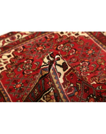 Tappeto Hamadan Persia marrone giallo 110x155