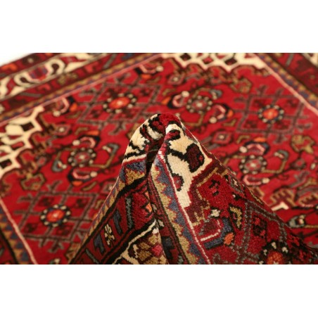 Tappeto Hamadan Persia marrone giallo 110x155