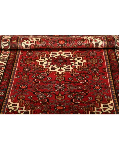 Tappeto Hamadan Persia marrone giallo 110x155