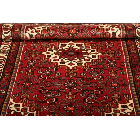 Tappeto Hamadan Persia marrone giallo 110x155