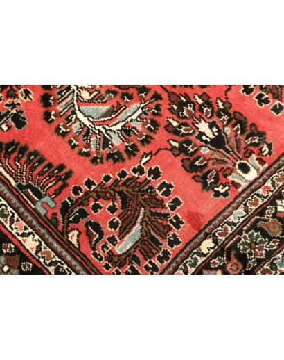 Tappeto Hamadan Persia grigio beige 104x155