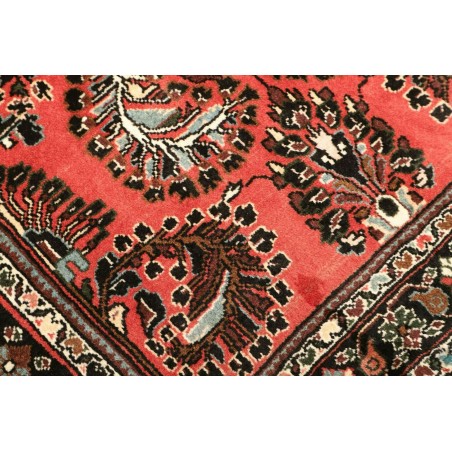 Tappeto Hamadan Persia grigio beige 104x155