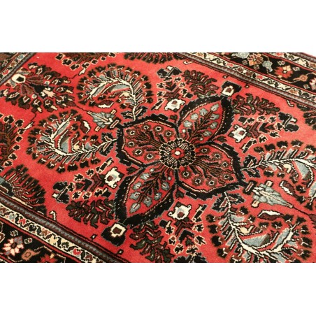 Tappeto Hamadan Persia grigio beige 104x155