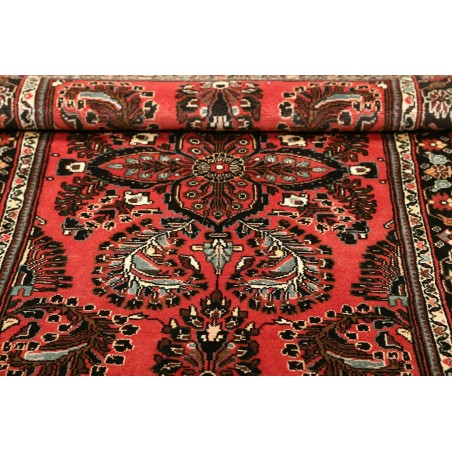 Tappeto Hamadan Persia grigio beige 104x155