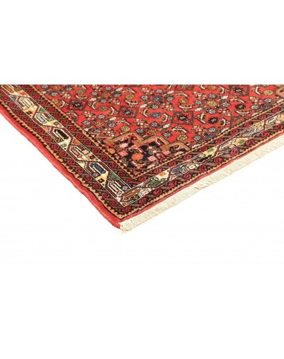 Tappeto Hamadan Persia marrone giallo 103x136