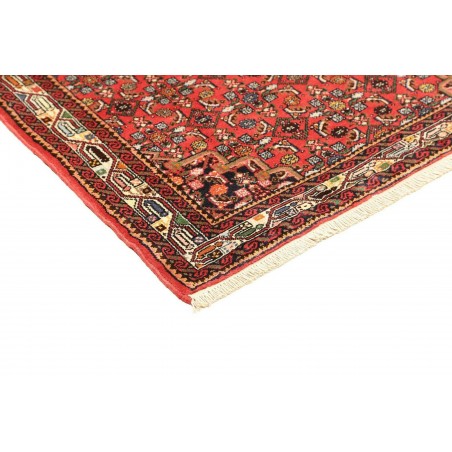 Tappeto Hamadan Persia marrone giallo 103x136