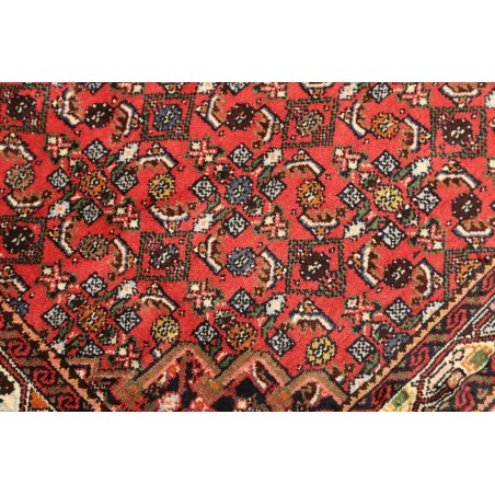 Tappeto Hamadan Persia marrone giallo 103x136