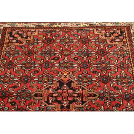 Tappeto Hamadan Persia marrone giallo 103x136