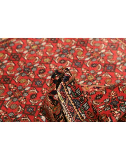 Tappeto Hamadan Persia marrone giallo 103x136