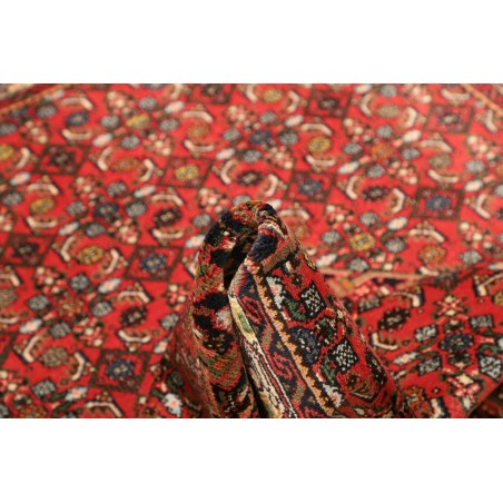 Tappeto Hamadan Persia marrone giallo 103x136
