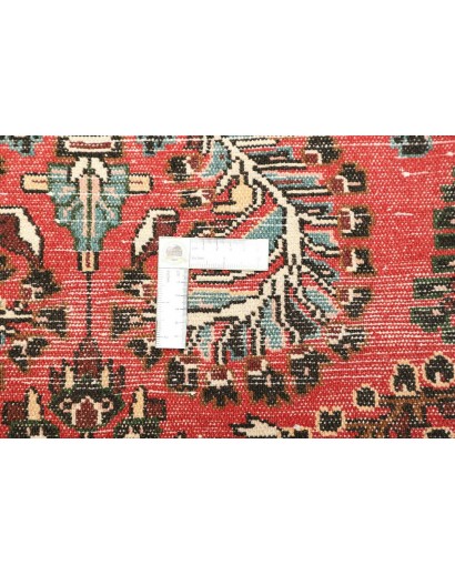 Tappeto Hamadan Persia marrone giallo 103x136