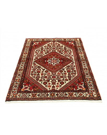 Tappeto Hamadan Persia marrone giallo 108x150