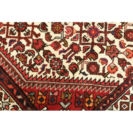 Tappeto Hamadan Persia marrone giallo 108x150