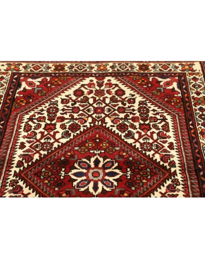 Tappeto Hamadan Persia marrone giallo 108x150