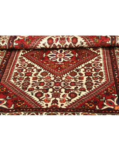 Tappeto Hamadan Persia marrone giallo 108x150