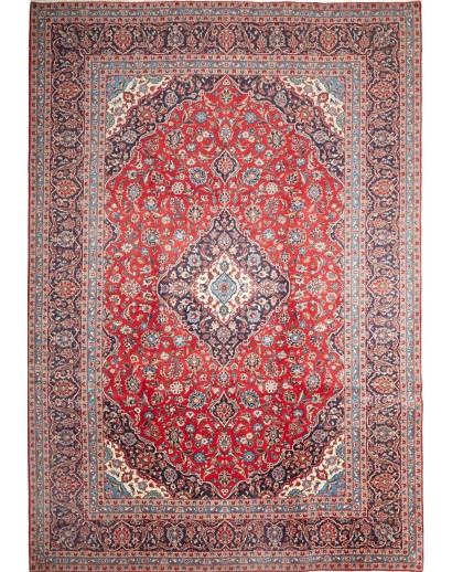 Tappeto Ardakan Persia bianco grigio 246x353