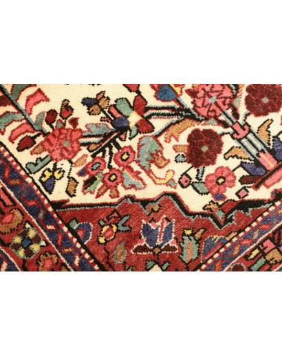 Tappeto Hamadan Persia marrone grigio 106x147