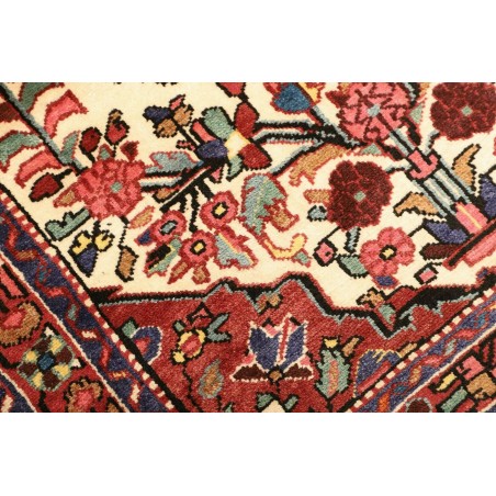 Tappeto Hamadan Persia marrone grigio 106x147
