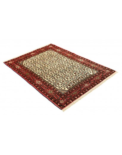 Tappeto Hamadan Persia marrone giallo 104x148