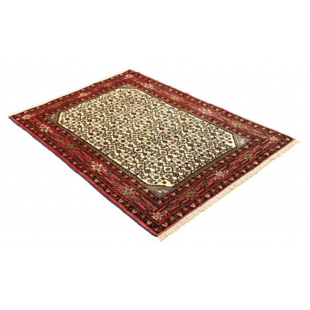 Tappeto Hamadan Persia marrone giallo 104x148